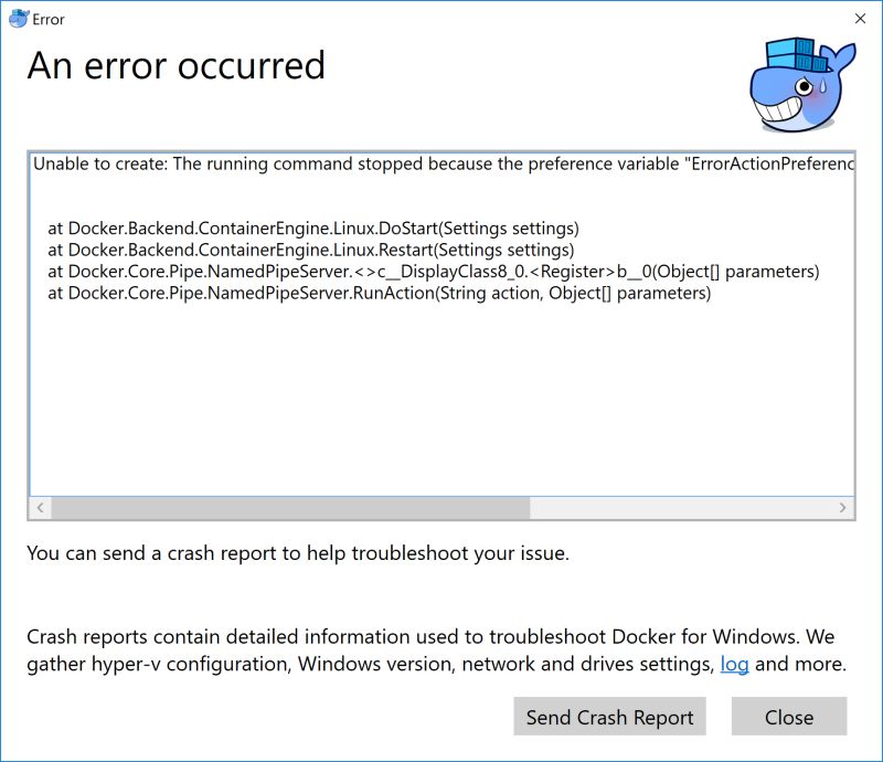 Docker On Windows 10 Can T Startup After Deleting Mobylinuxvm In Hyper - 8K Mountain Pictures for Desktop