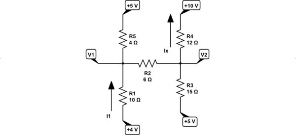 Dc Voltage Difference Between Two Nodes Surrounding A Source Electrical Engineering Stack - HD Gradient Images for Desktop