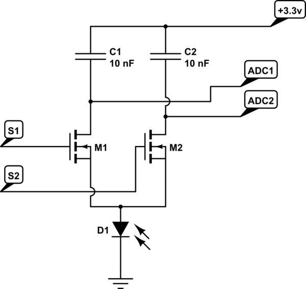 Adc Collecting Photodiode Current In Specific Capacitor Electrical - Best Light Wallpapers in 8K