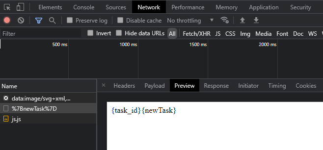 This is what i get as response