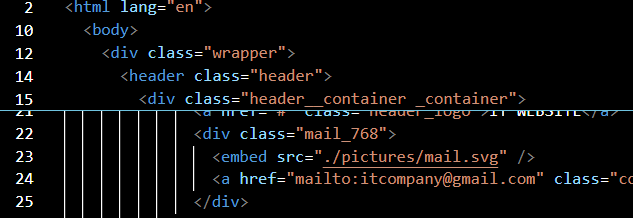lines 2-15 are pinned when I scroll down