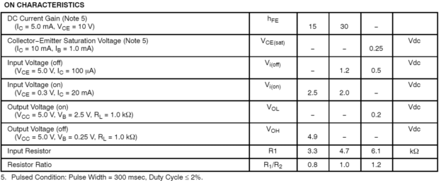 How To Read The Datasheet Of A Digital Transistor