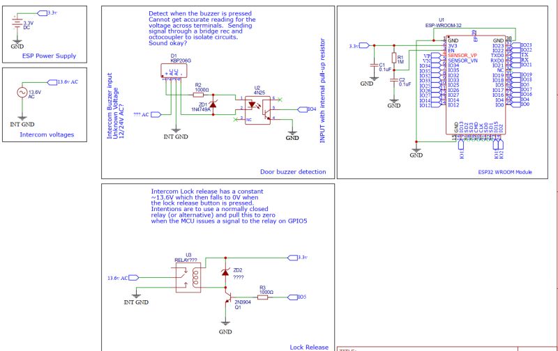 Microcontroller Interfacing Esp32 With Analog Intercom Electrical Engineering Stack Exchange - Download Creative Minimal Illustration | 4K