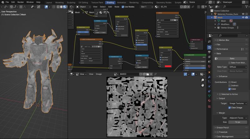 Problems With Baking The Model Blender Stack Exchange - HD Geometric Wallpapers for Desktop