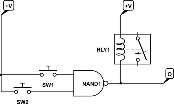 Circuit Analysis How Does A Nand Gate Work Very Basic Question Electrical Engineering - HD Ocean Pictures for Desktop