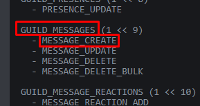 Guild messages > Message create