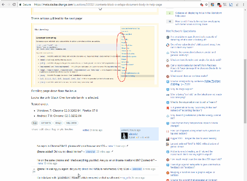Contents Block Overlaps Document Body In Help Page Meta Stack Exchange - Download Elegant Abstract Design | 8K