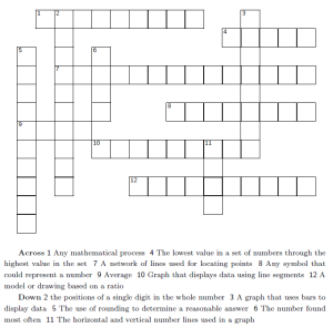 result crossword puzzle horizontal vertical number lines enter tex clue graph