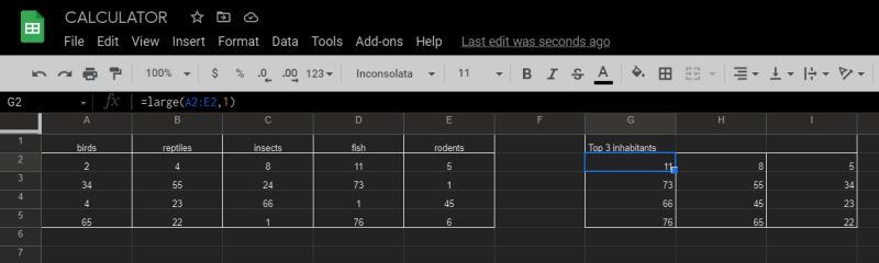 Google Sheets Finding The Top 3 Values And Returning The Column Id - Retina City Backgrounds for Desktop