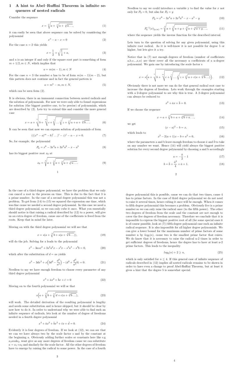 Pdf On Infinitely Nested Radicals - High Quality Ocean Illustration - Ultra HD