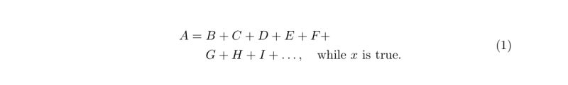 Equations Indent Math Blocks Tex Latex Stack Exchange - High Quality Light Texture - High Resolution