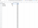 How To Make A Sequence In Google Sheets Which Has Increments In Regular