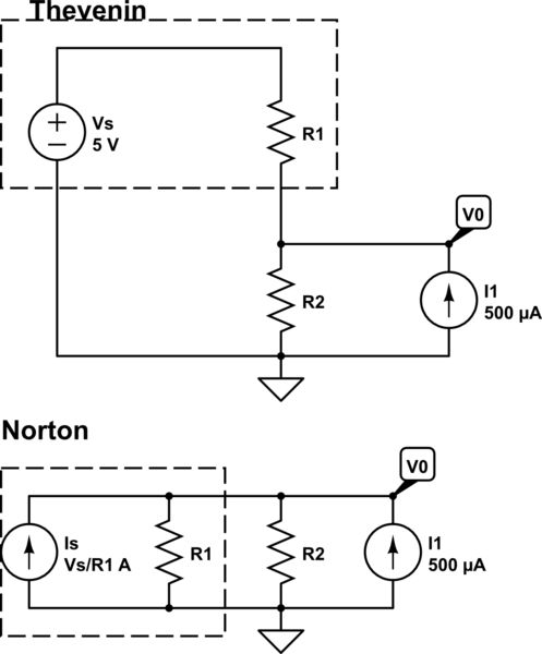 Resistor Network With Voltage Source And Current Source Electrical - Download Gorgeous Landscape Pattern | Mobile