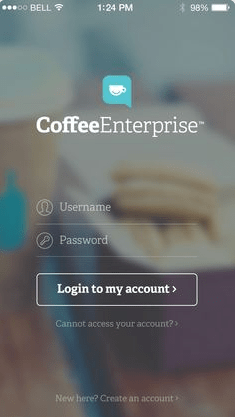 android blur background app login effect screen java apps stack