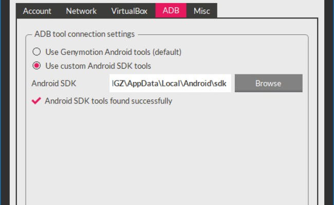 Genymotion Device Not Showing In Android Studio Error In Android Studio Missing Adb Exe Theme 