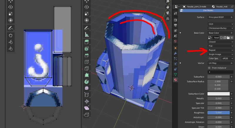 Texturing How To Repeat A Texture Mirrored Blender Stack Exchange - Retina Minimal Images for Desktop