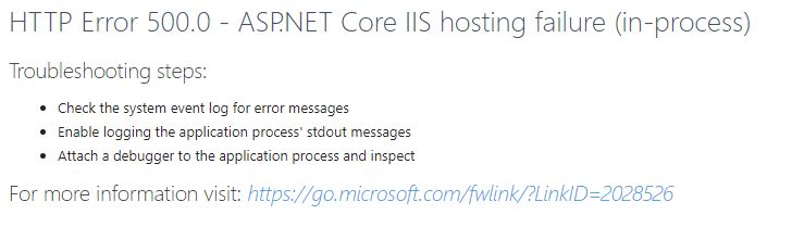 Iis Aspnetcore Module V2 Failed To Start Application Lm W3svc 1 Root - Premium Mountain Art Gallery - High Resolution
