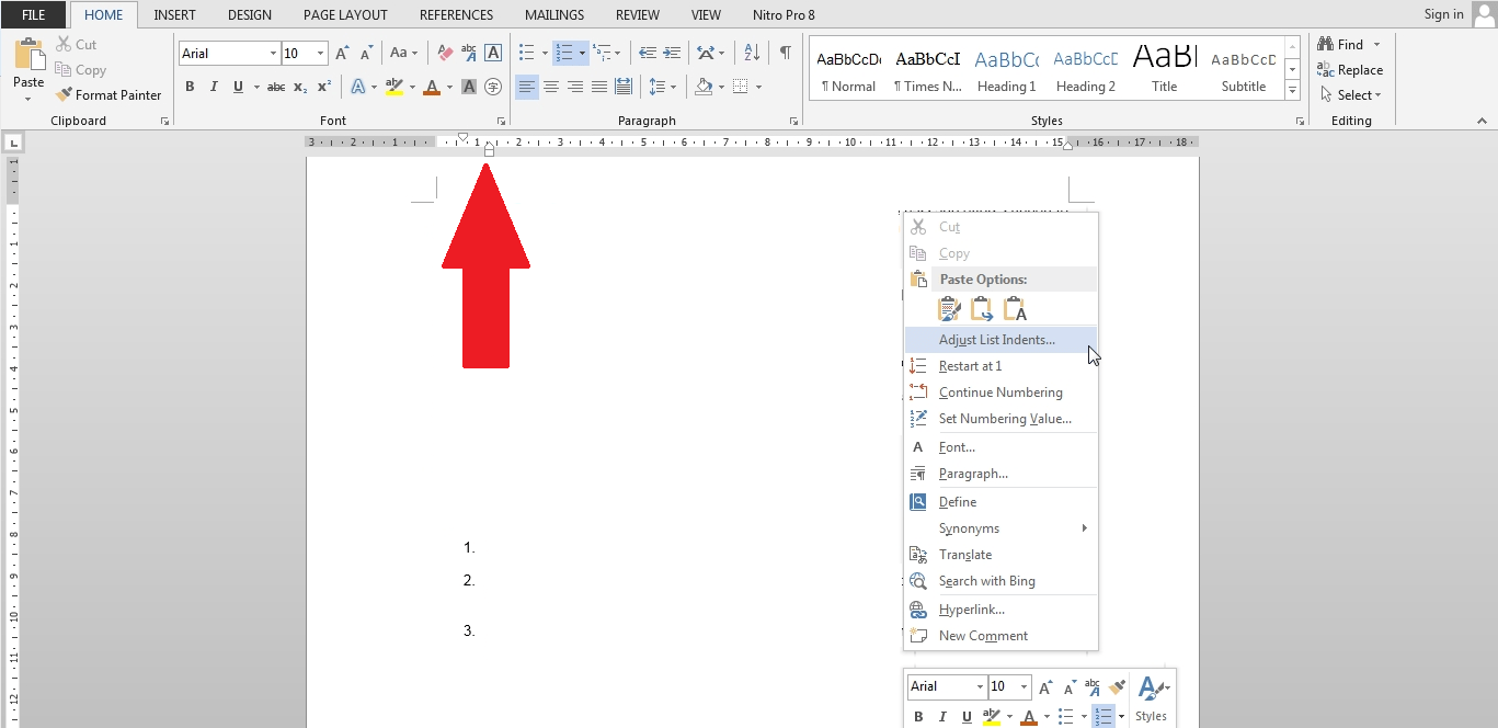 Como Configurar Los Ajustes Predeterminados Ajustar Sangria De Lista Word 2013