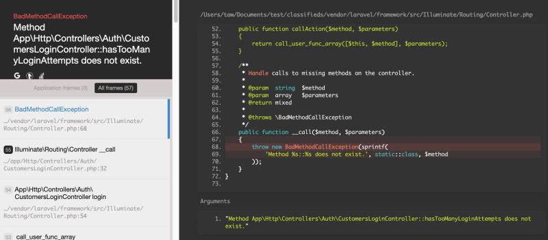 Laravel Custome Error Handle Or Custome Message - Premium Landscape Texture - Retina