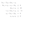 Linear Programming And Standard Form Mathematics Stack Exchange
