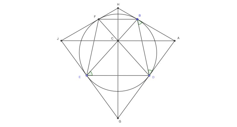 Geometry Problem On Triangle Tangents And A Circle Mathematics Stack - Premium Geometric Texture Gallery - Mobile