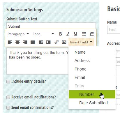 Show Entry Number On Cognito Form Or Print Out Of Form Web Applications Stack Exchange - Best Abstract Images in HD