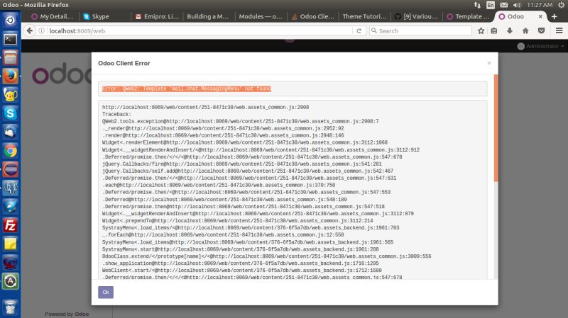 Uncaught In Promise Error Qweb2 Template Dialog Not Found Stack - Retina Sunset Arts for Desktop