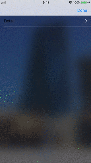 Ios Modal Navigation Controller With Blurred Background Seamless During Push Animation - Download Stunning Minimal Photo | Full HD