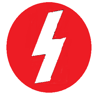 Analysis - Meaning Of The 'Single White Lighting Bolt On Black Background' Symbol In Jojo Rabbit? - Movies & Tv Stack Exchange 315_x_318_png