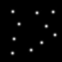 blur gaussian example term gimp bright points stack