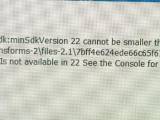 Android Manifest Merger Failed Error When App Building In Unity