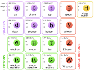Is There Scale By Size Of All Discovered Particles Physics Stack Exchange