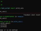 Interactive Python Variables In A Script Stack Overflow