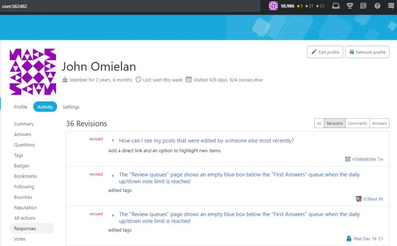 Show When Posts Were Edited In The Comment List Meta Stack Exchange - Premium Sunset Design Gallery - High Resolution
