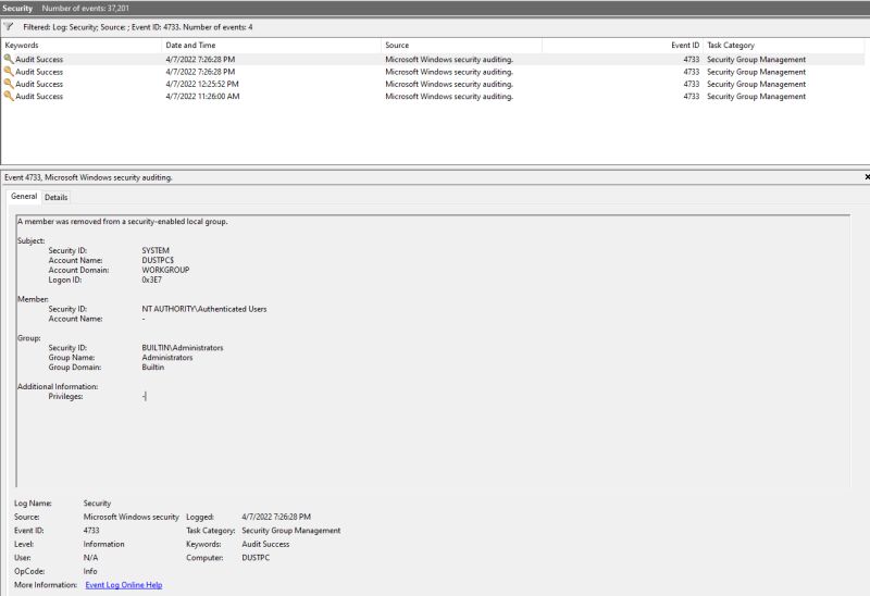 User Gets Removed From Local Administrators Group Windows - Download Modern Vintage Design | High Resolution