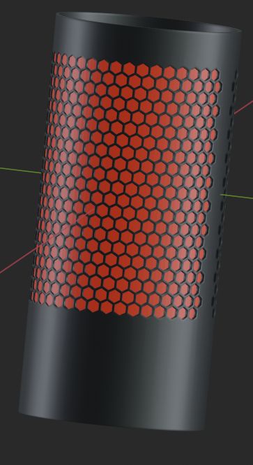 Modifiers Honeycomb Boolean Around Cylinder Blender Stack Exchange - Best Landscape Illustrations in Retina