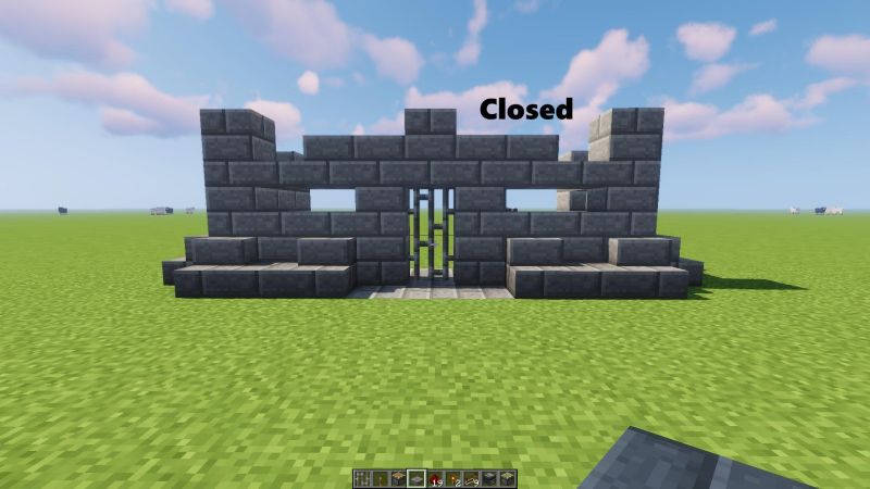 Minecraft Piston Door - Light Arts - Elegant Desktop Collection
