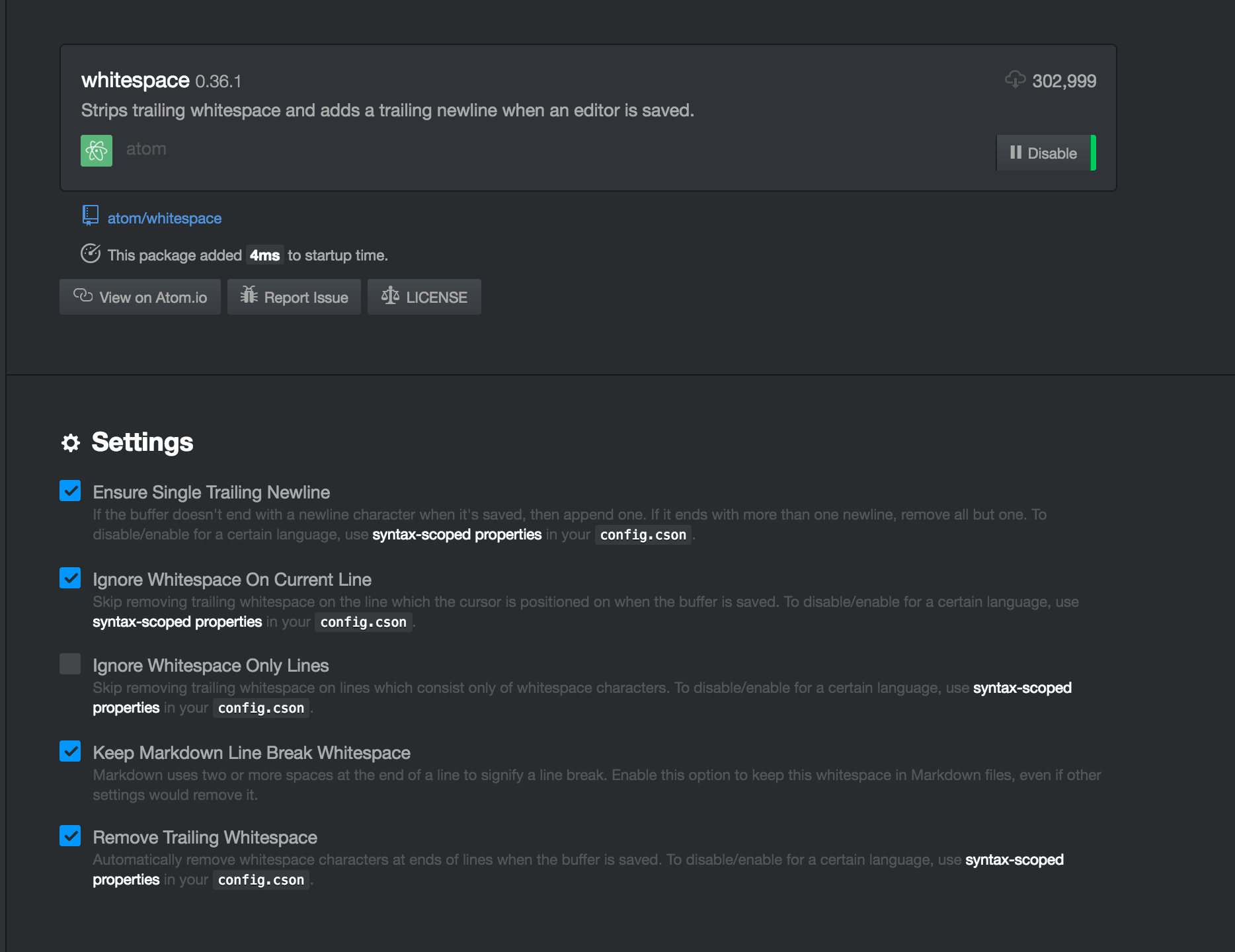 Atom Github Removing End Of File Newline Stack Overflow