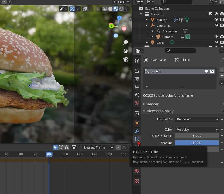 Fluid Simulation Domain Visible R Blender - Space Art Collection - High Resolution Quality