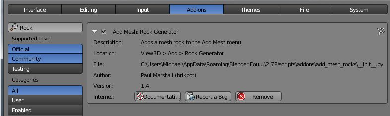 Making Realistic Rocks In Blender 2 9 Using Rock Generator Addon - Perfect Light Design - HD