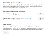 Adding A New Group For Beta Testing In Google Play Developer Console
