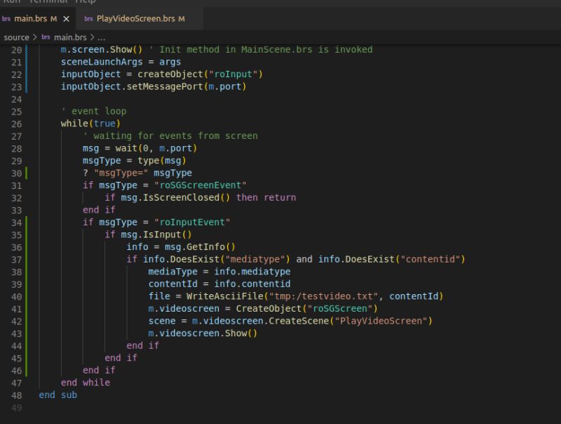 Can T Implement Deep Linking In Roku Channel Stack Overflow - Premium Ocean Design Gallery - Ultra HD