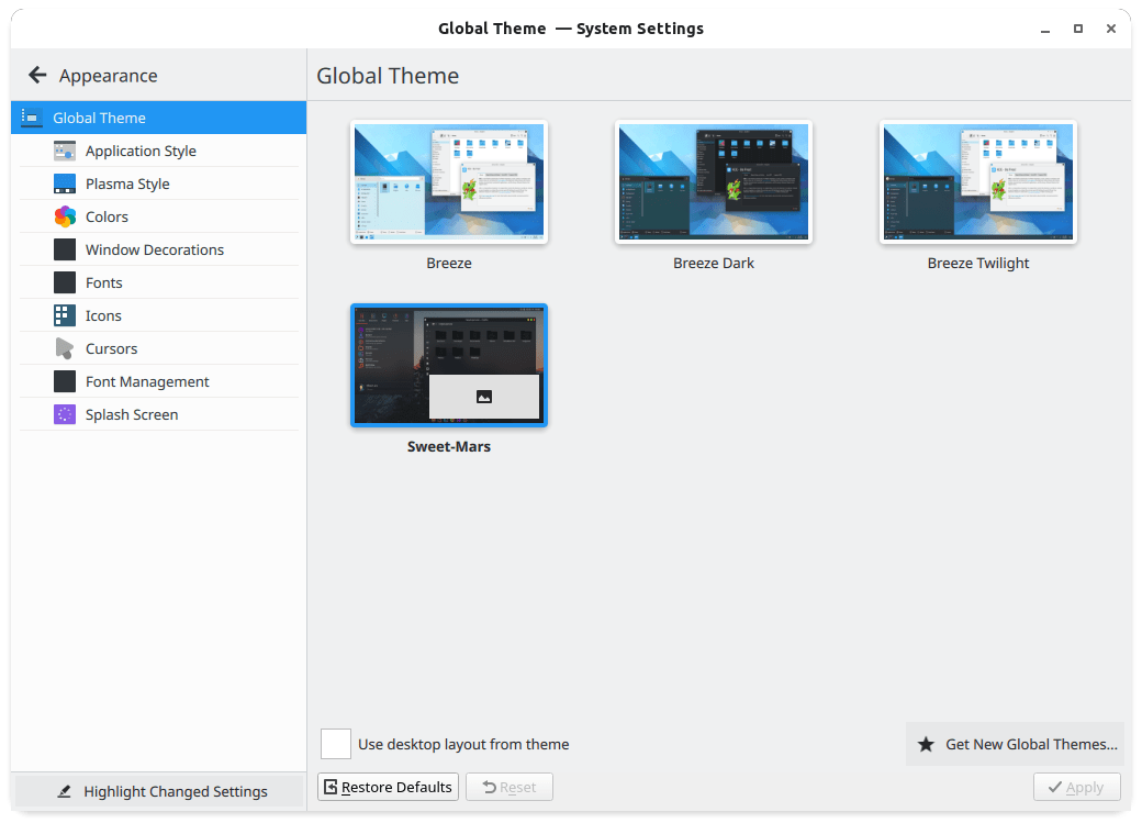 Global Themes