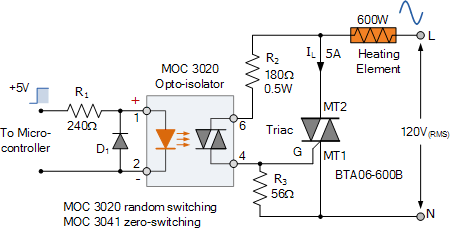 Opto Isolator Triac Holding Current Electrical Engineering Stack - Sunset Pattern Collection - Desktop Quality