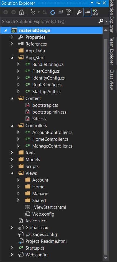 Asp Net Mvc 5 Create Mvc In Visual Studio Using Material Design - Gorgeous Geometric Image - HD