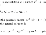 Finding General Solution Of Differential Equation Mathematics Stack