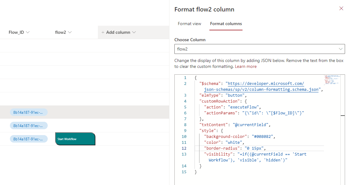Image Result For Json Code Has No Effect On Column Formatting In A Sharepoint