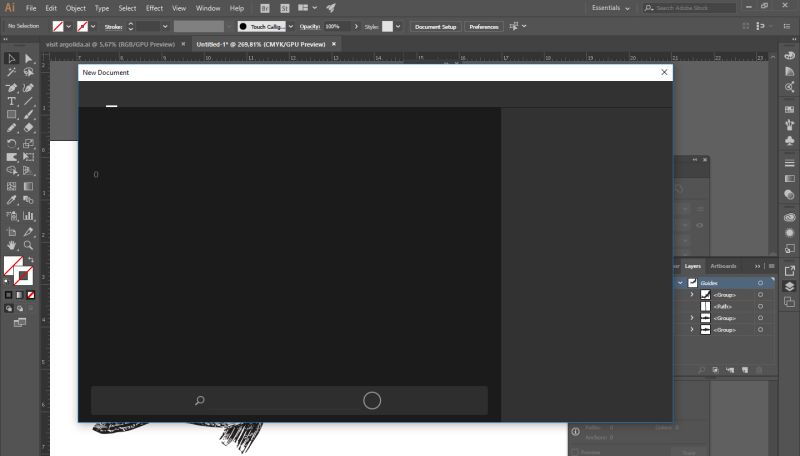 Solved Illustrator Cc New Document Window Display Error Adobe - Nature Pattern Collection - Ultra HD Quality