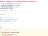 Firestore Typeerror Firebase Internal Registercomponent Is Not A