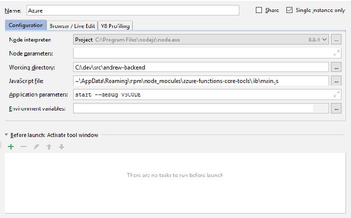 Javascript Azure Functions How To Debug In Webstorm Stack Overflow - Landscape Wallpapers - Stunning Retina Collection